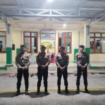 Giat Patroli Sat Samapta Polres Kepulauan Talaud Laksanakan Pengamanan Sholat Tarawih Di Bulan Suci Ramadhan