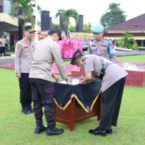 Kapolres Kuansing Pimpin Serah Terima Jabatan Kapolsek Cerenti