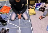 Team Opsnal Polsek Payung Sekaki Amankan Pelaku dan Barang Bukti Ratusan Ekstasi Serta Puluhan Paket Kecil Sabu