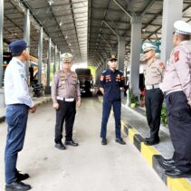 Hadirkan Mudik Aman Dan Nyaman Tim Ditlantas Polda Riau Cek Terminal Dan Sisir Jalan Lintas Timur Menuju Sumut