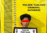 4 Pelaku Curat dan 1 Penadah di Amankan Tim Opsnal Polsek Tualang.