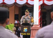 Kapolres Siak Pimpin Apel Gelar Pasukan Operasi "Ketupat 2025" Pengamanan Idul Fitri di Polres Siak