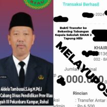 Kacab Disdik Riau Wilayah III "Pungli" Kepsek, 2 Hingga 3 Juta Per Kepsek? 