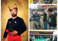 Tebar Ratusan Takjil ke Masyarakat Ini Pesan Tameng Adat LAMR Bathin Solapan