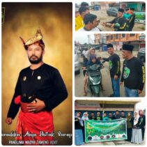 Tebar Ratusan Takjil ke Masyarakat Ini Pesan Tameng Adat LAMR Bathin Solapan