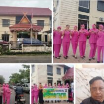 Polsek Rumbai Pesisir bagikan takjil gratis bagi pengendara dan santunan untuk anak yatim