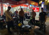 Polsek Tualang Patroli Harkamtibmas Berikan Kenyamanan Warga Beraktifitas di Tempat Keramaian.