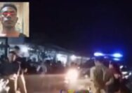 Suasana mencekam terjadi di Karaoke See You Jalan Utama Bagansiapiapi, Sabtu (29/03/25) malam minggu.