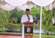 Pelaksanaan Sholat Ied di Halaman Apel Polres Siak Berjalan Khidmat, Dilanjutkan Halal Bihalal Bersama Kapolres*
