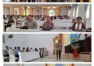 Kunjungan Minggu Presisi Di Jemaat Germita Al Masih Damau, Kapolsek Kabaruan IPDA Andika Amisi Berikan Himbauan Pada Warga Selalu Menjaga Situasi Khamtibmas