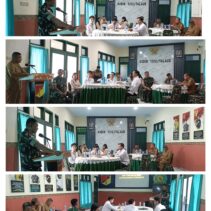 Gerak Cepat Dandim 1312/Tld Letkol INF Sigfriet W. Panaha. S. Sos Pimpin Rapat Koordinasi Program Makan Bergizi Gratis Di Makodim