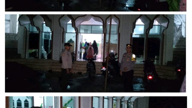 Dipimpin Kapolsek Beo IPTU George P. Nender Laksankaan Patroli Diwilayah Hukumnya Saat bulan Ramadhan