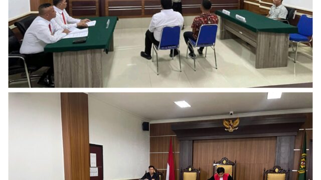 Satuan Reserse Narkoba Polres Talaud Lakukan Sidang Tipiring Miras Di Pengadilan Negeri Melonguane