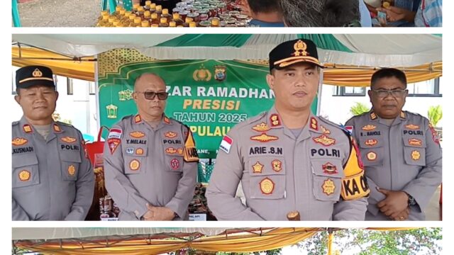 Polres Kepulauan Talaud Melaksanakan Kegiatan Bazar Ramadhan Presisi Tahun 2025