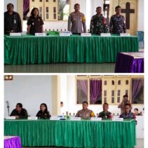 Kapolres Talaud AKBP Arie Sulistyo Nugroho SIK.SH. Hadiri Pelantikan Dan Bimtek KPPS Serta Siap Amankan PSU Essang