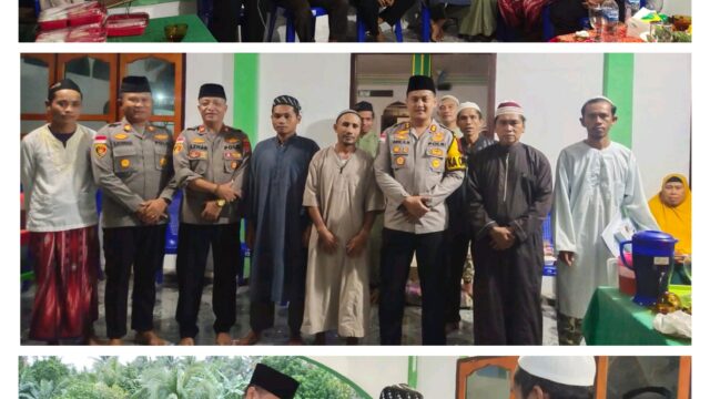 Kapolres Talaud AKBP Arie Sulistyo Nugroho SIK. MH. Berbagi Di Bulan Suci Ramadhan Jamaah Masjid Al-Inayah Bowombaru 