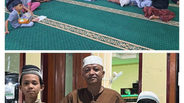 Diakhir Bulan Suci Ramadhan Kasat Res Narkoba IPTU. Yulham Azhar. SH, Sampaikan Pesan Kamtibmas Di Masjid Agung Jabal Rahma Melonguane