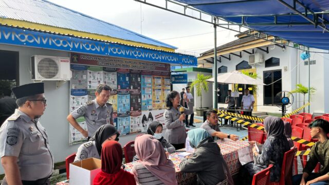 Suasana Haru dan Bahagia Selimuti Kunjungan Idul Fitri 1446 H di Lapas Pekanbaru