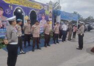 Apel Pagi Personel Pos Pam Exit Tol KM 28 Minas, Operasi Ketupat Lancang Kuning 2025 Hingga Hari Ini Berjalan Lancar!