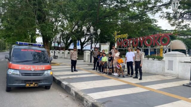 Ciptakan Situasi Kamtibmas, Polsek Tualang Giatkan Patroli Cegah Tindak Pidana."