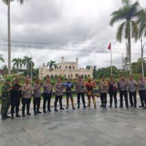 Kapolres Siak Tinjau Pos Terpadu Istana Siak dalam Rangka Operasi Ketupat Lancang Kuning 2025
