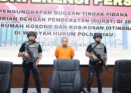 Satgas Gakkum Ops Ketupat LK 2025 Polda Riau, Tangkap Pelaku Pembobol Rumah 29 TKP, Spesialis Rumah Kosong dan Kos-Kosan Ditinggal Mudik