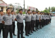 Lapas Pekanbaru Laksanakan Apel Pagi Perdana Pasca Libur Hari Raya Idul Fitri 1446 H