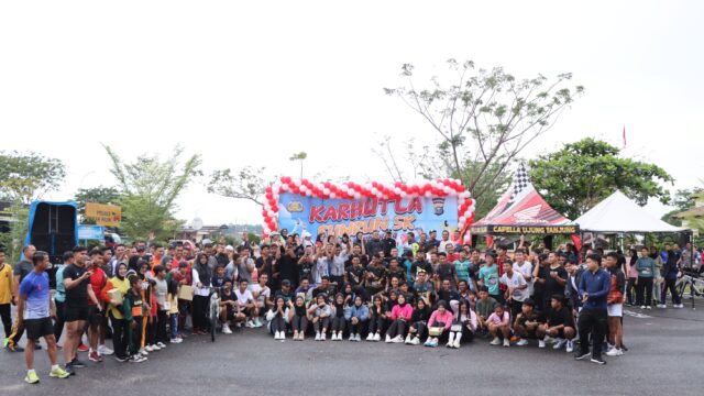 KEGIATAN KARHUTLA FUN RUN 5 KILOMETER TAHUN 2025 DI POLRES ROKAN HILIR.