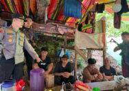 10 Orang Diamankan Tim Gabungan Sat Reskrim Polres Solok Selatan Bersama Polsek KPGD Saat Grebek Tambang Ilegal.