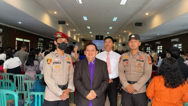 Pastikan Perayaan Paskah di Kecamatan Tualang Kondusif, Polisi Perketat Pengamanan.