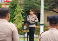 Melalui Apel Pagi Senin Kalapas Amanatkan Untuk Terus Menjaga Integritas dan Kedisplinan Dalam Bekerja