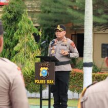 Melalui Apel Pagi Senin Kalapas Amanatkan Untuk Terus Menjaga Integritas dan Kedisplinan Dalam Bekerja