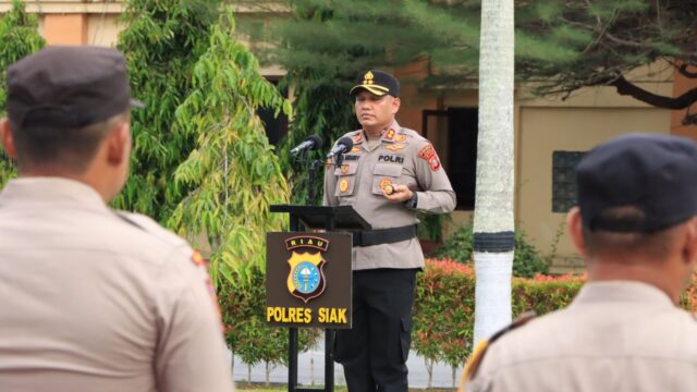 Melalui Apel Pagi Senin Kalapas Amanatkan Untuk Terus Menjaga Integritas dan Kedisplinan Dalam Bekerja