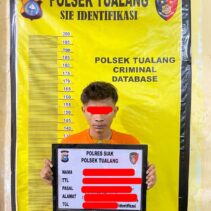 Polsek Tualang Tangkap Pelaku Tindak Pidana Persetubuhan Terhadap Anak di Bawah Umur di Wisma Mitra.