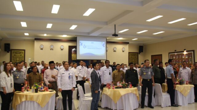 Semangat dan Harapan Baru! Lapas Pekanbaru Ikuti Tasyakuran HBP Kemenimipas ke-61