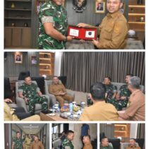 PANGDAM I/BUKIT BARISAN KUNJUNGAN KERJA KE KANTOR GUBERNUR RIAU