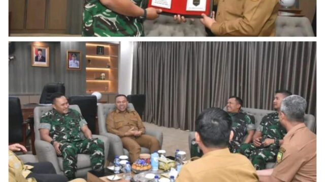 PANGDAM I/BUKIT BARISAN KUNJUNGAN KERJA KE KANTOR GUBERNUR RIAU