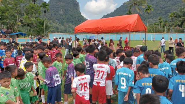 Lapangan Kurnia Hijau Nagari Sisawah Kembali Menjadi Tuan Rumah Di Pertandingan FSSB Sijunjung