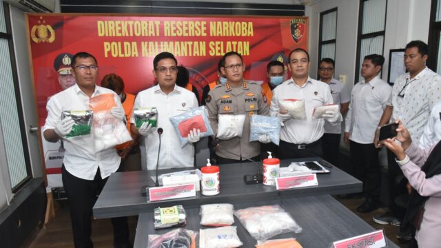 Polda Kalsel Bongkar Jaringan Narkoba Terafiliasi Fredy Pratama
