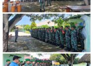 Apel Pelepasan Cuti Gelombang Dua Di Pimpin Oleh Pasi Ops Kapten Kav Hendra B.Y Welan, Bagi Prajurit Kodim 1312/Talaud