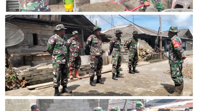 Giat (RTLH) Di Laksanakan Ramil 1312-05/Essang Di Wilayah Binaanya Mendapatkan Respon Baik Bagi Warga