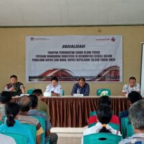 Kodim1312/Tld Kapten Kav Hendra B.Y Welan Narasumber Dalam Giat Sosialisasi PSU Pasca Putusan MK BPM Desa Lalue