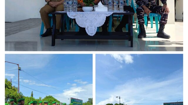 Keamanan Di Perketat Kodim 1312/Tld Turunkan Sebanyak 100 Personil, Ikut Apel Pergeseran Personel Pam PSU Di Kecamatan Essang