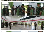Terima Kenaikan Pangkat 12 Personil Kodim 1312/Talaud Di Aula Makodim