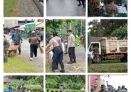Karya Bakti Serentak Digelar Korem 131/Stg Khusus Kodim 1312/Tld Karya Bakti Dipusatkan Di Pasar Mala Melonguane Kepulauan Talaud