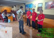 Plh Kepala Kesatuan Pengamanan Lapas Pekanbaru Laksanakan Kegiatan Mapenaling Pada Warga Binaan Baru