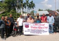 Polres Pasbar Kolaborasi King,'s Club Peduli Bantu Keluarga Balita Korban Tenggelam