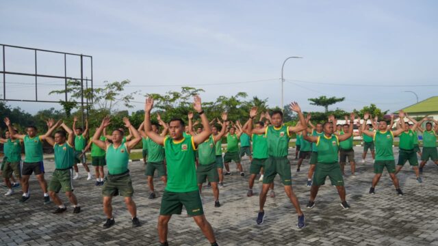 Pelaksanaan Samapta Periodik I Tahun 2025 Kodim 0322/Siak