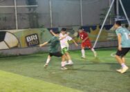 Gelar Futsal Fun Match Lapas Pekanbaru Pererat Silahturahmi dengan Jajaran BRI Pekanbaru