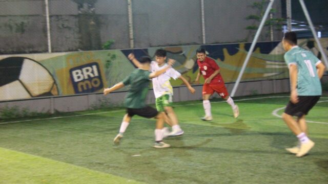 Gelar Futsal Fun Match Lapas Pekanbaru Pererat Silahturahmi dengan Jajaran BRI Pekanbaru